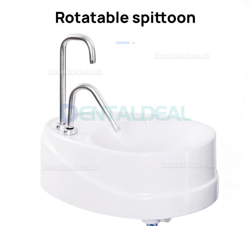 Portable Dental Folding Chair with LED Light + Turbine Unit + Tray